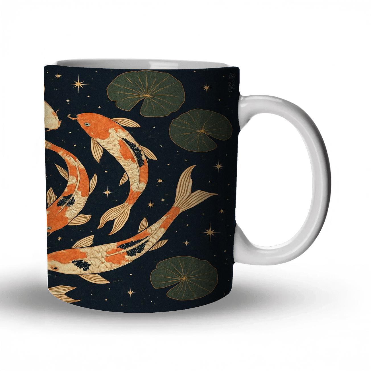 Koi Constellation Garden insulated thermal mugs