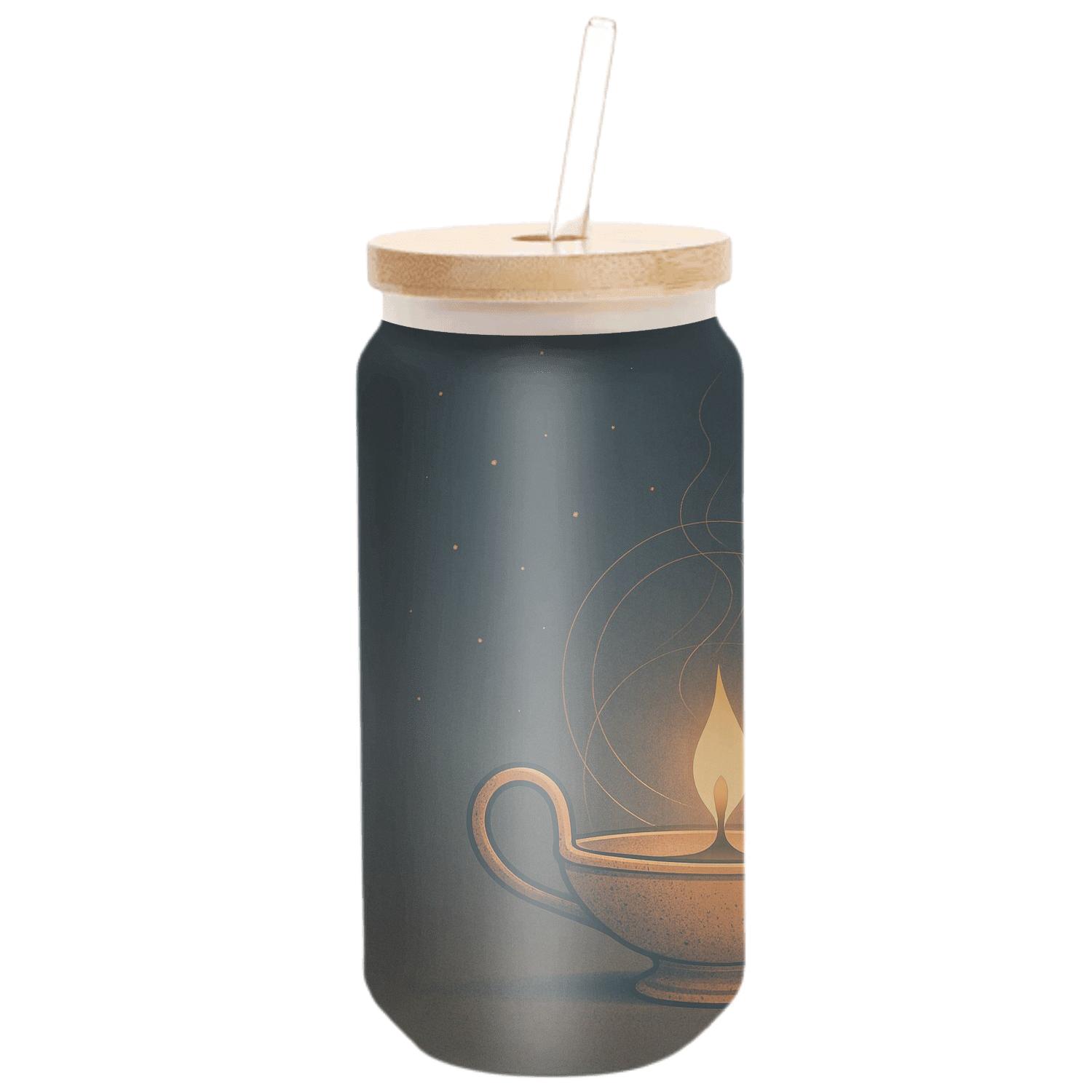 Lamp Of Quiet Mercy artisan blown glass drinkware