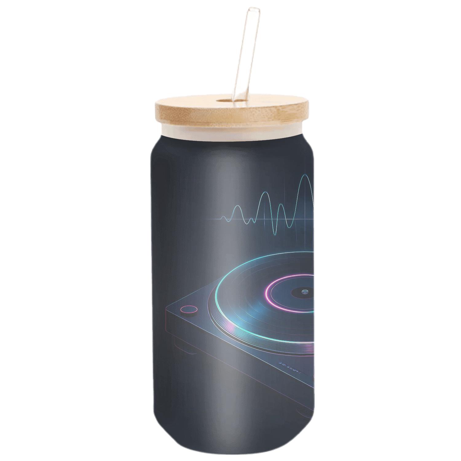 Midnight Turntable Hologram custom engraved glassware