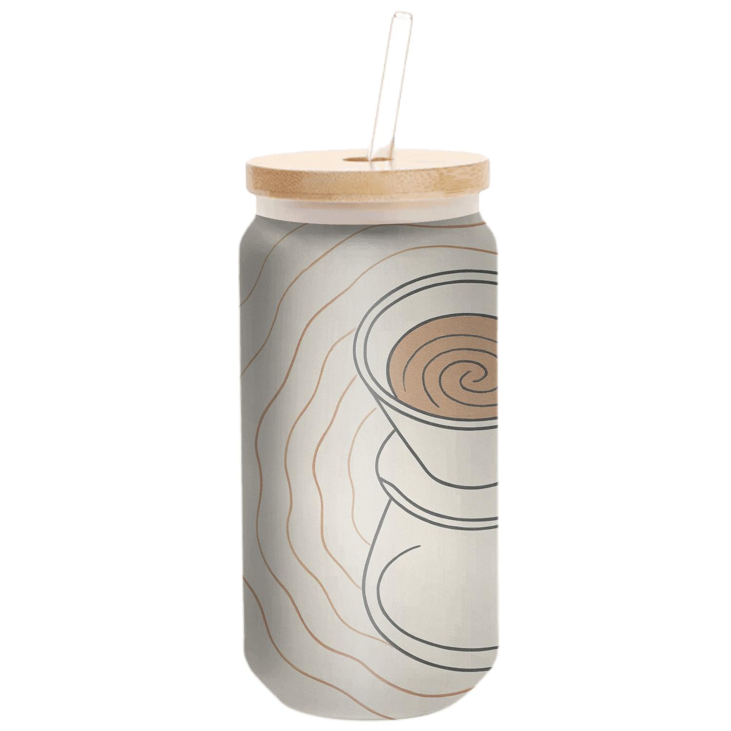 Pour Over Topographic Calm glassware drinkware