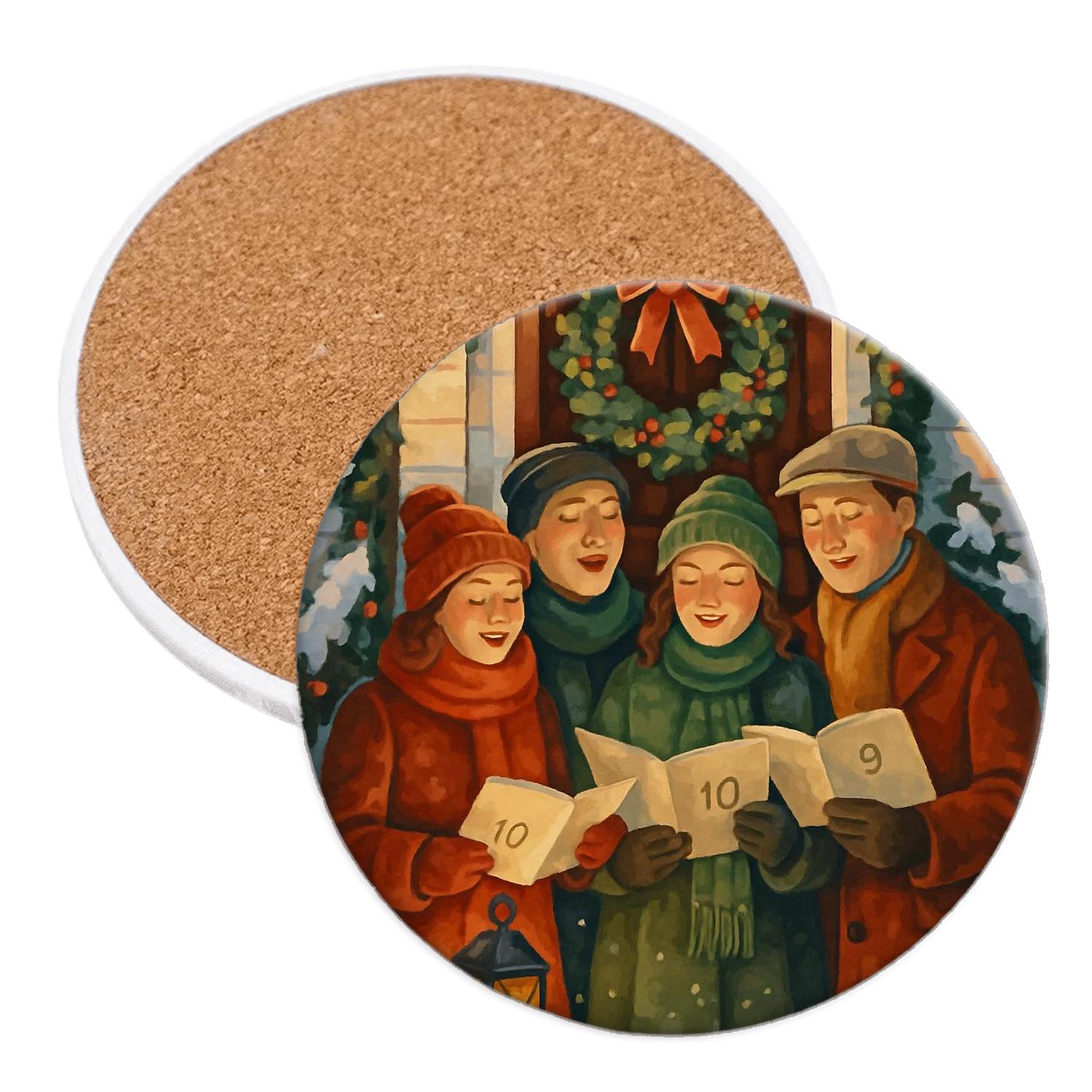 Wreathlight Welcome absorbent drink coasters