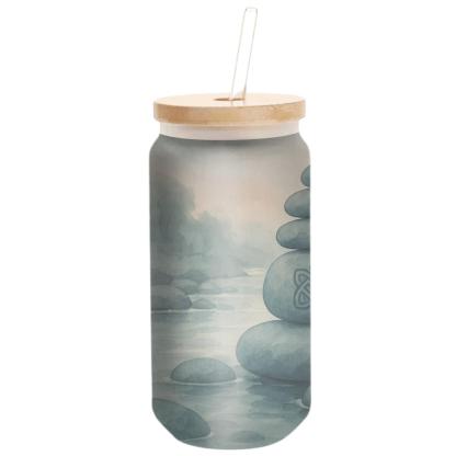 Covenant Of The River Stone textured glass