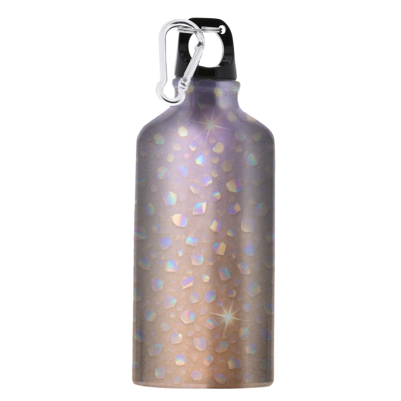 Prismatic Sequin Sunrise Gradient athletic sports bottles
