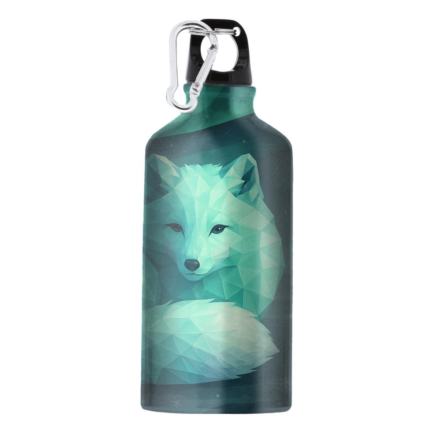 Aurora Arctic Fox Mosaic portable sports bottles