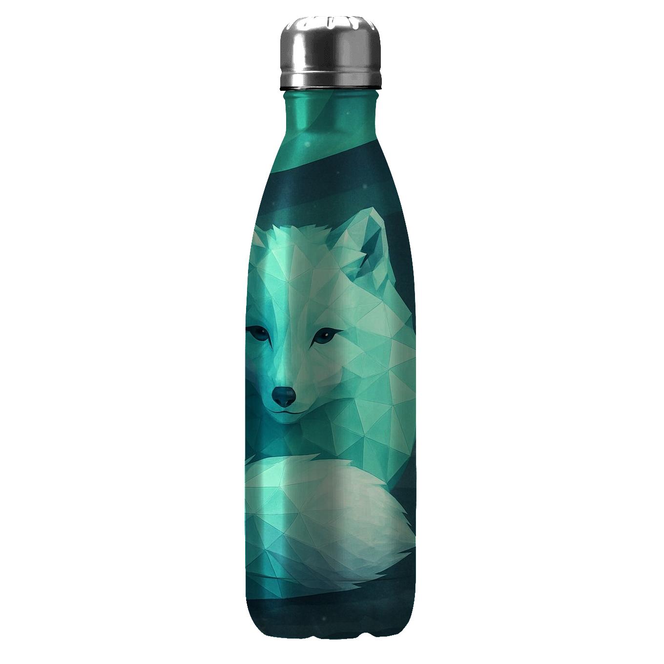 Aurora Arctic Fox Mosaic water bottles with lids
