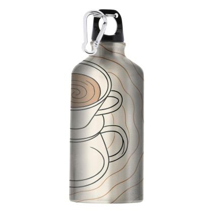 Pour Over Topographic Calm portable sports bottles