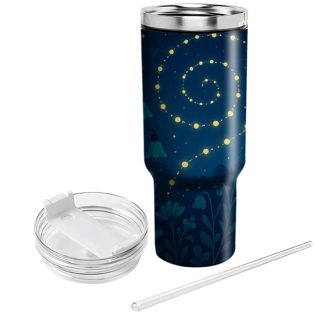 Midnight Midsummer Firefly Carnival custom tumblers