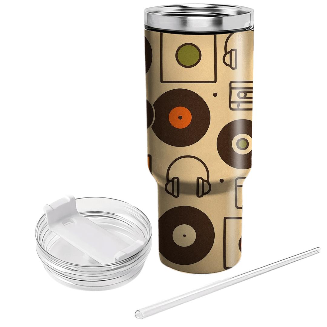 Groovy Record Crate Grid unique tumblers