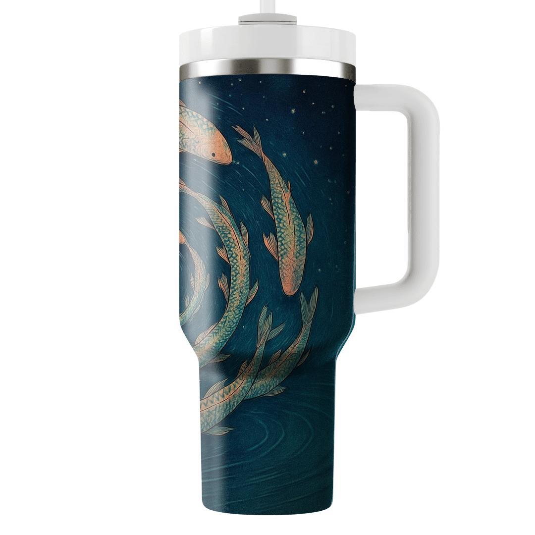 Koi Constellation Spiral insulated tumblers