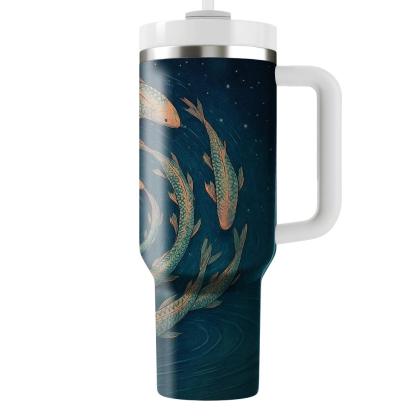 Koi Constellation Spiral insulated tumblers