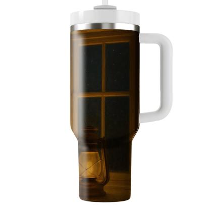 Lantern In The Window Of Years: The Love That Waits Without Asking decorative tumblers
