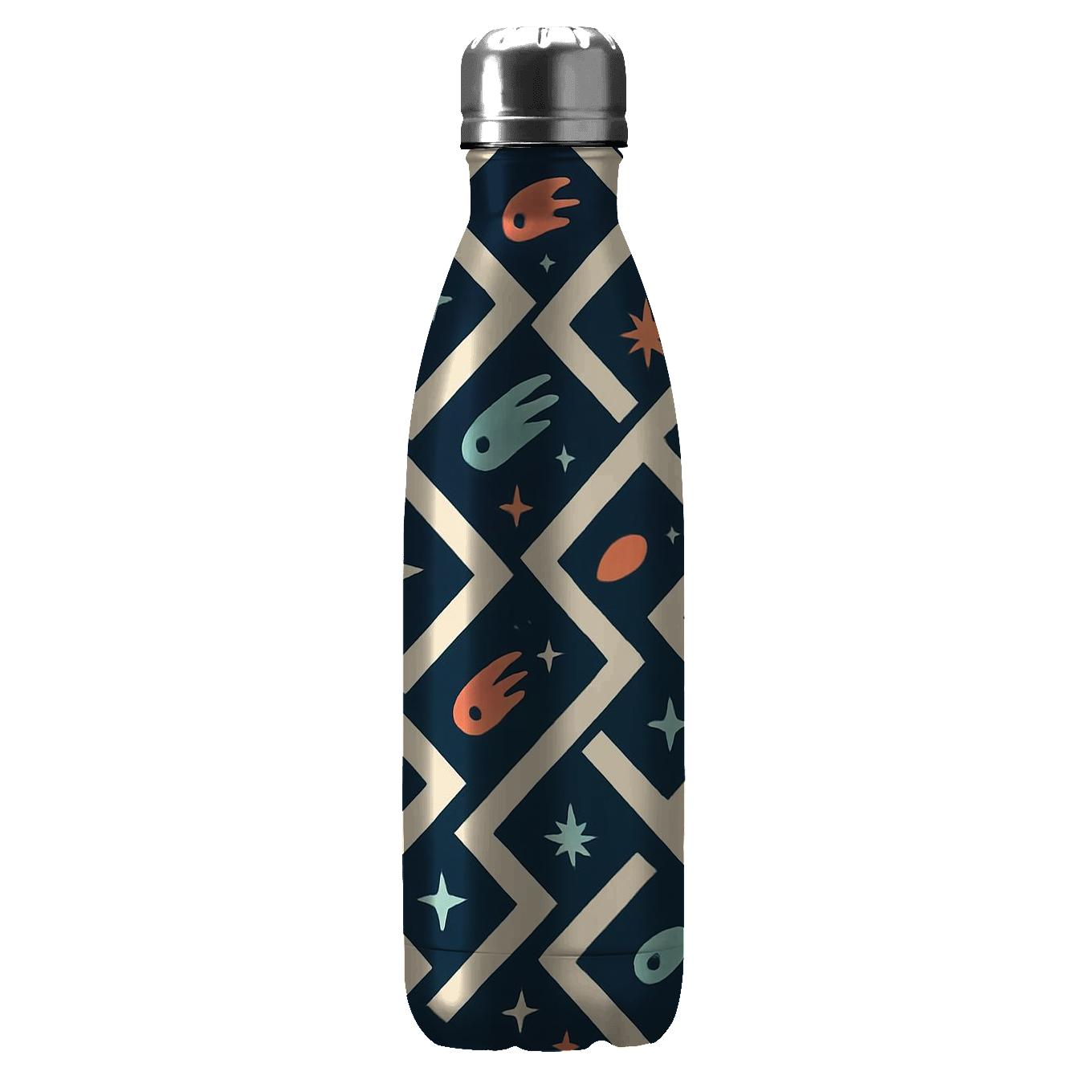 Orbiting Comet Chevron Lattice travel water bottles
