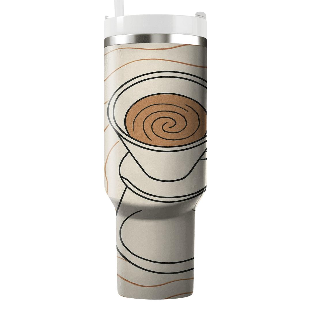 Pour Over Topographic Calm tumbler cups