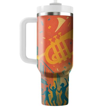 Carnival Brass Street Poster custom tumblers