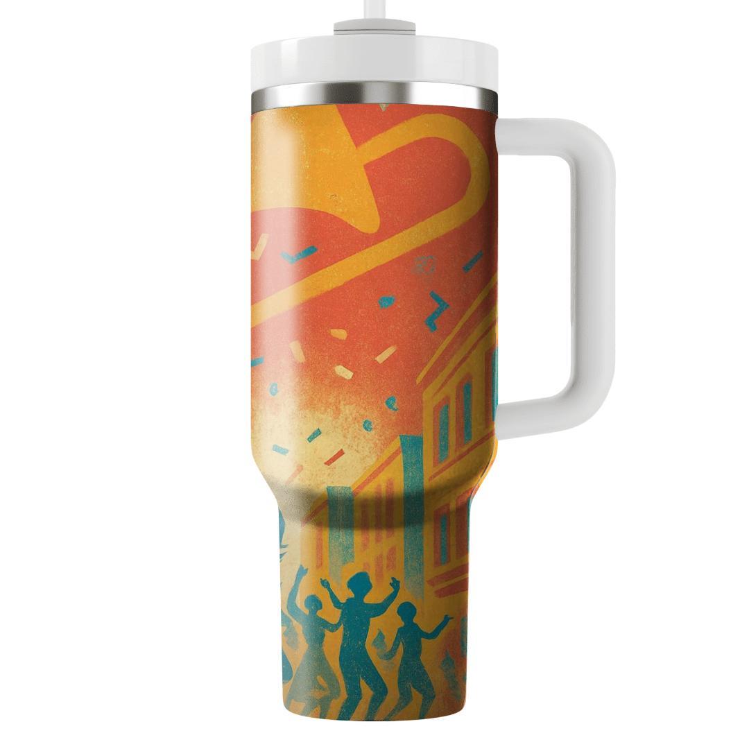 Carnival Brass Street Poster custom tumblers