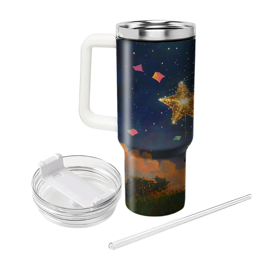 Mickey Mouse Cosmic Kite Parade Disney Inspired tumblers with lids