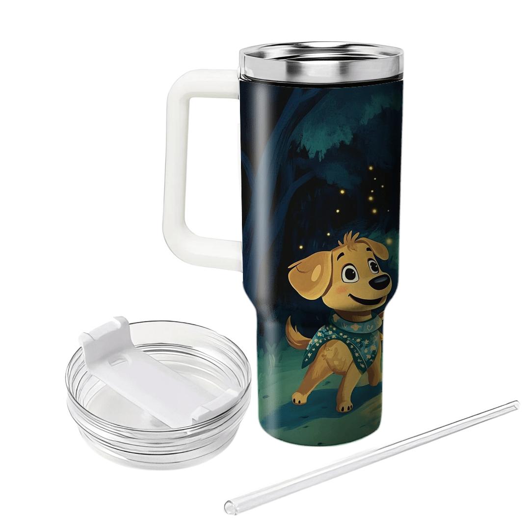 Dug Moonlit Firefly Trail Disney Inspired tumbler cups