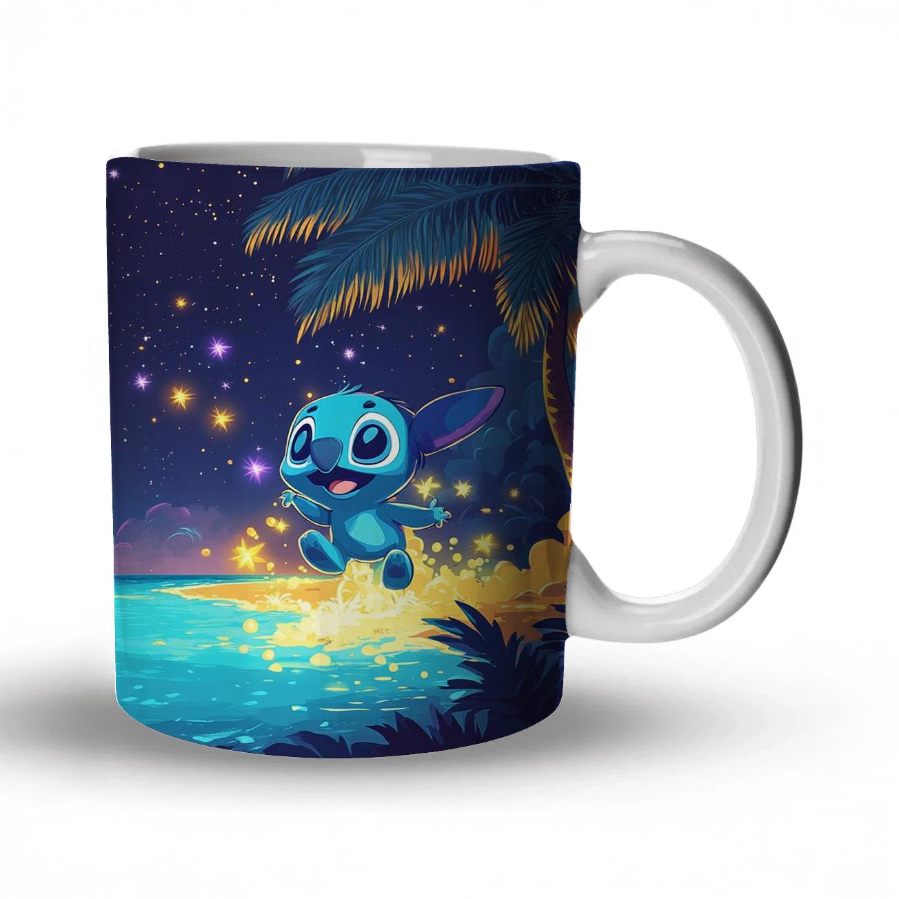 Stitch Star Lagoon Splash Disney Inspired decorative mug sets