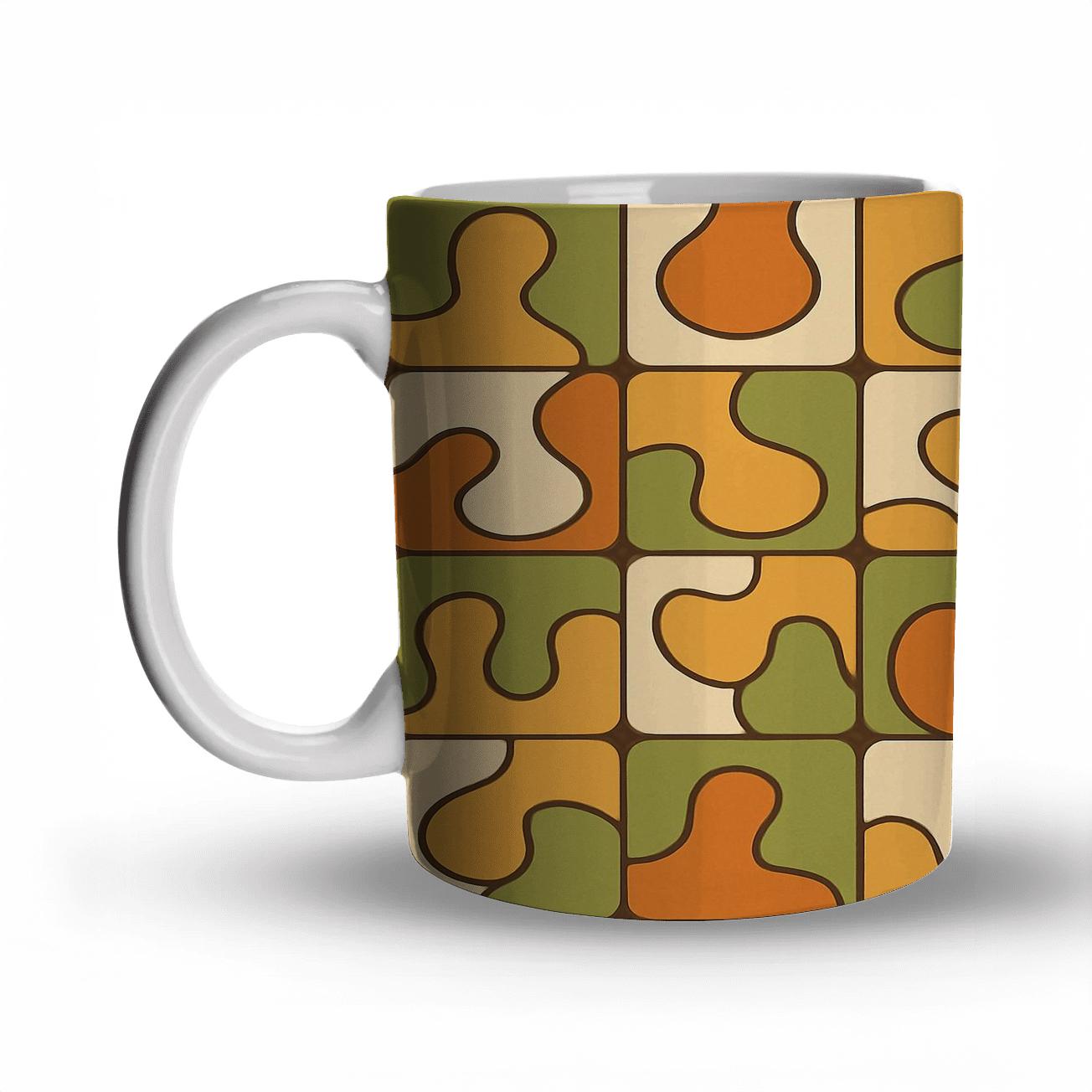 Groovy Lava Lamp Tiles novelty coffee mugs