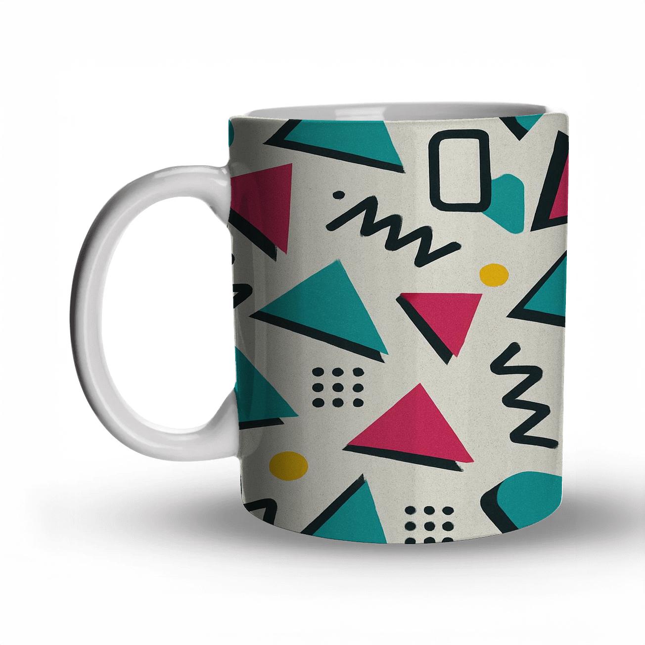 Arcade Carpet Geometry personalized mugs