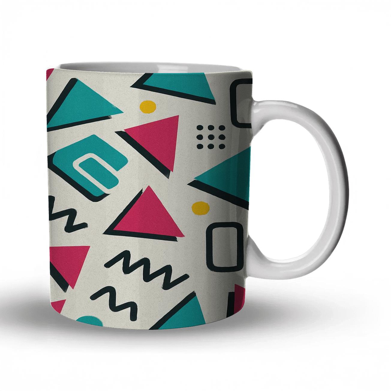 Arcade Carpet Geometry personalized mugs