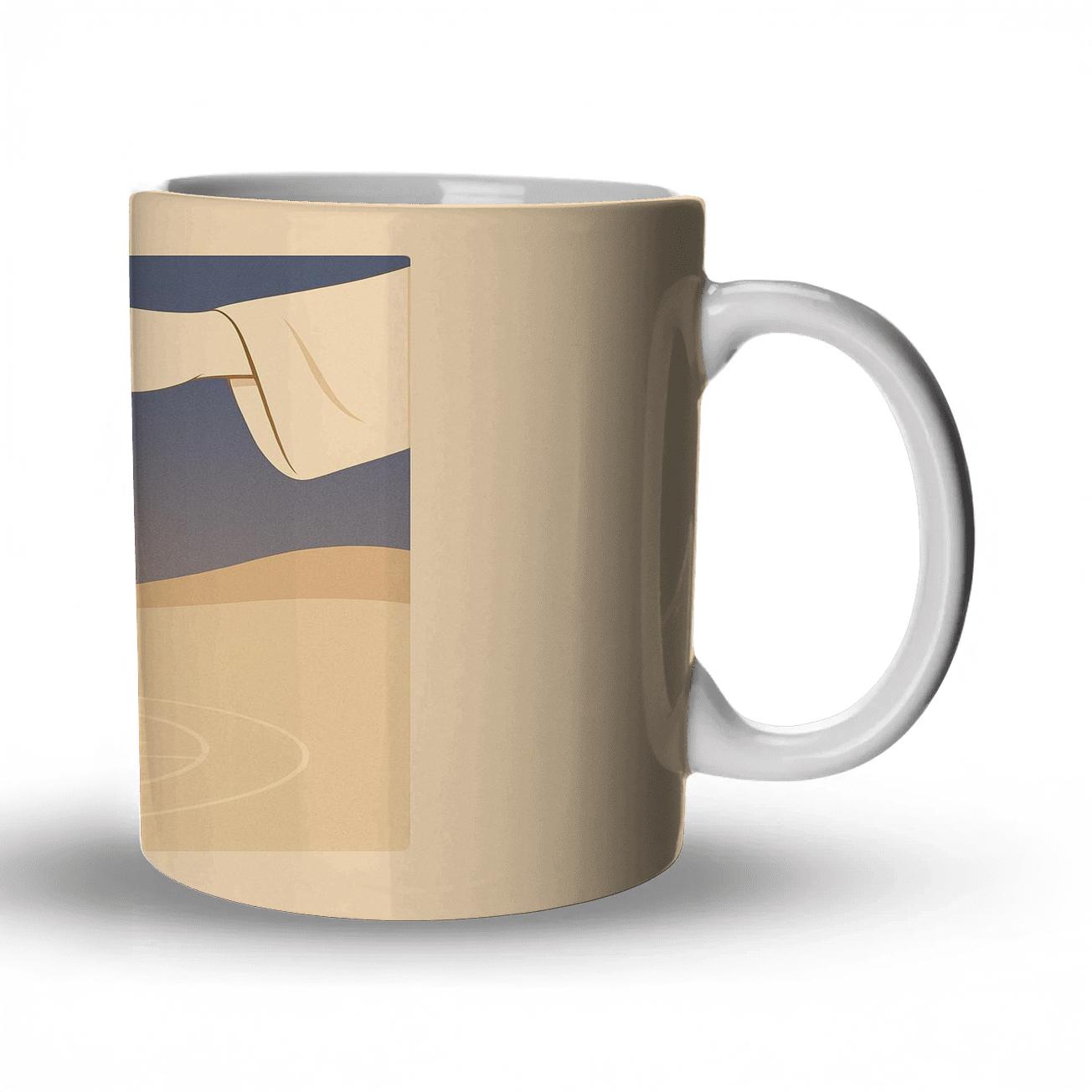 Sanctuary Lantern In The Quiet Desert novelty coffee mugs