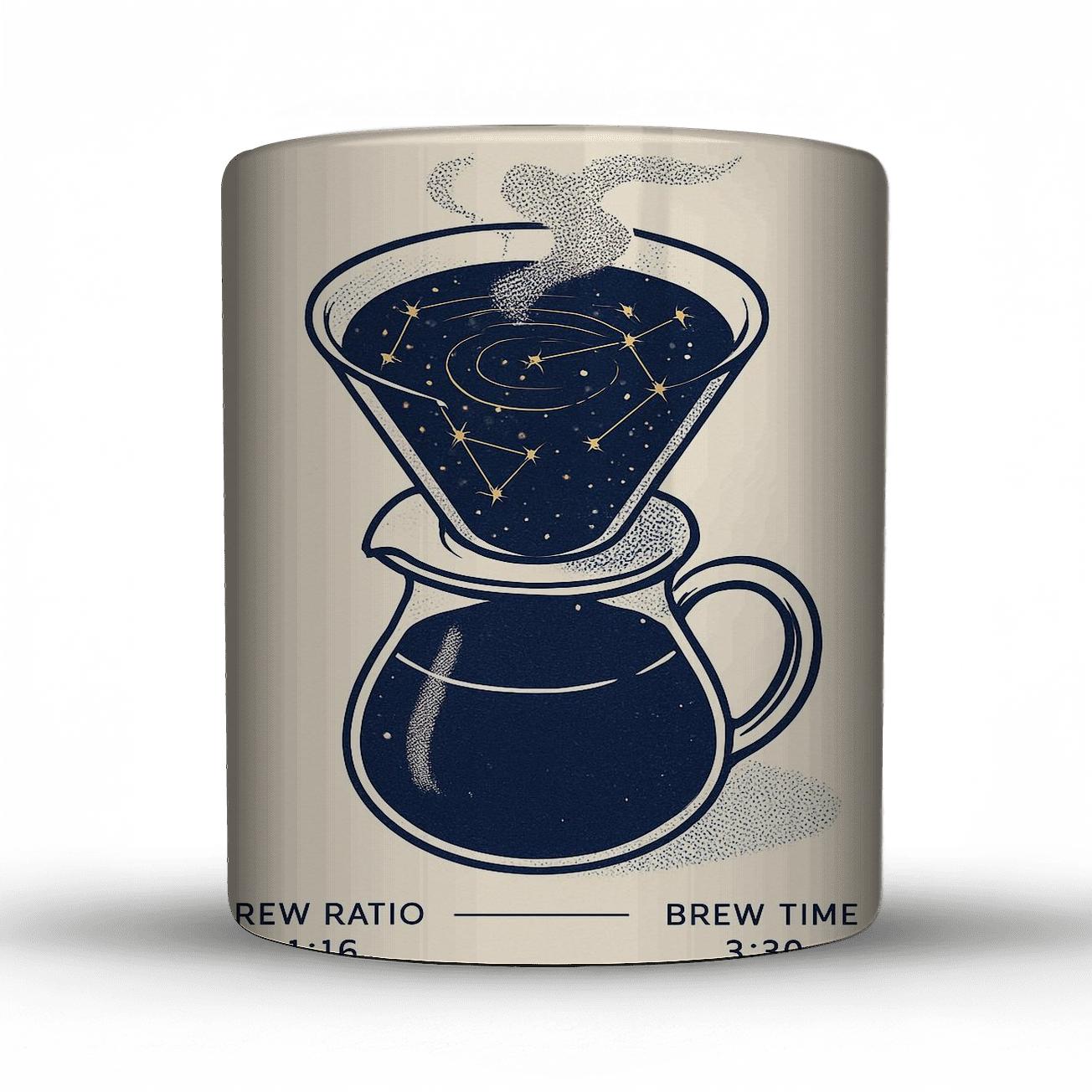 Pour Over Constellation Map custom printed mugs