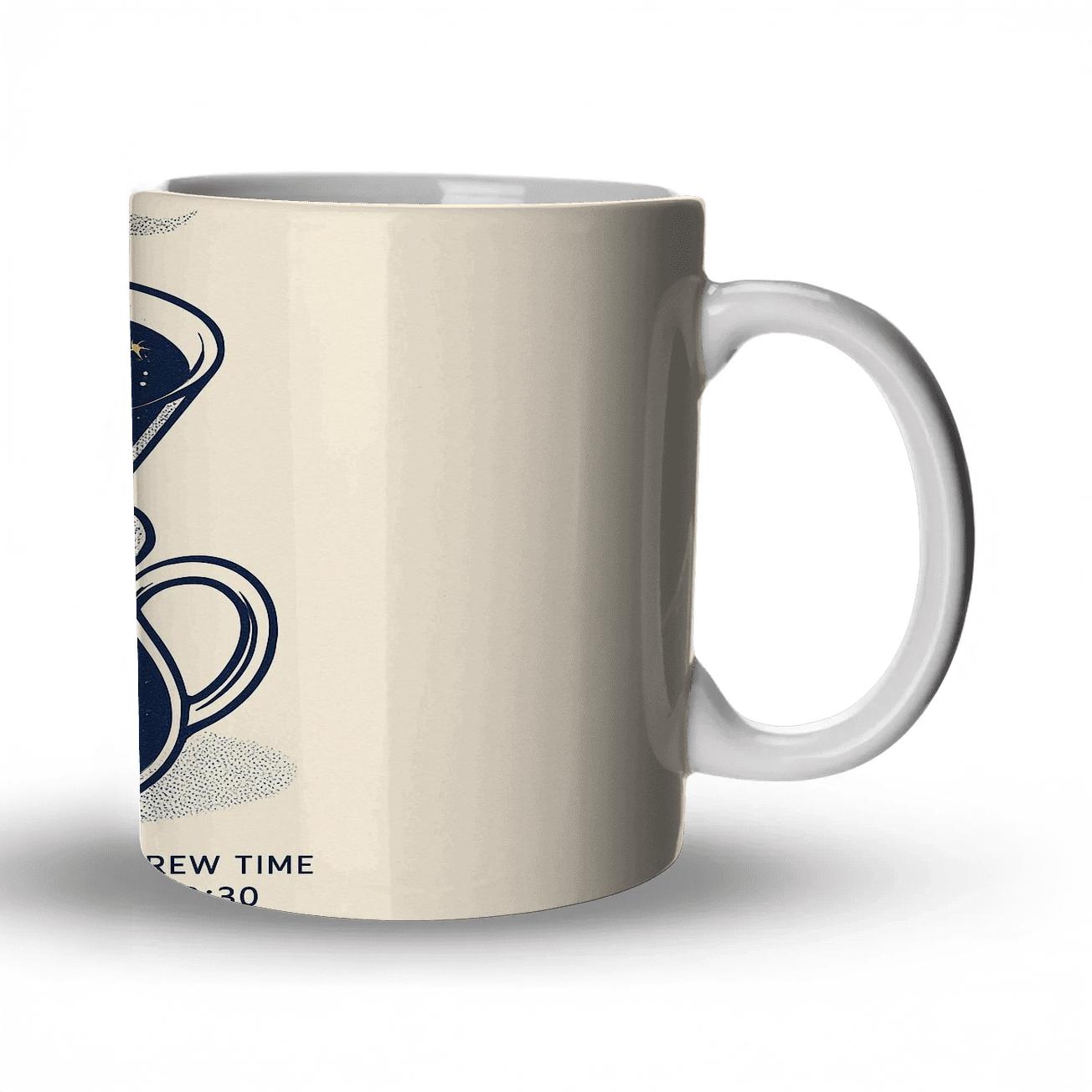 Pour Over Constellation Map custom printed mugs