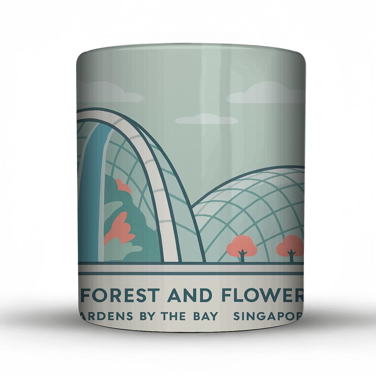 Cloud Forest And Flower Dome Singapore novelty coffee mugs