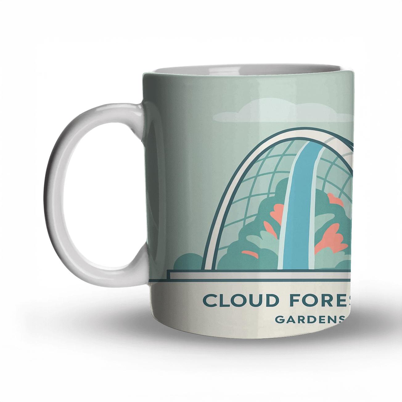 Cloud Forest And Flower Dome Singapore novelty coffee mugs