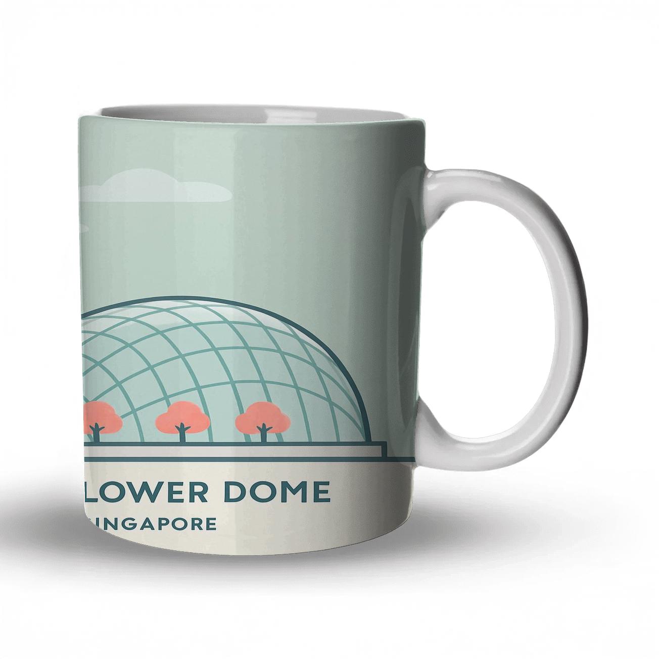Cloud Forest And Flower Dome Singapore novelty coffee mugs