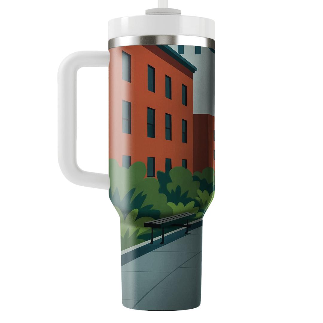 The High Line New York City United States personalized tumblers