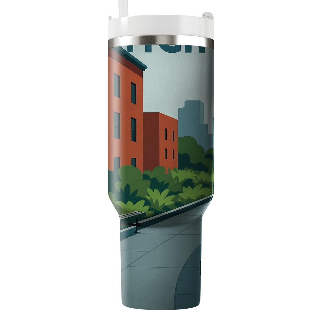 The High Line New York City United States personalized tumblers