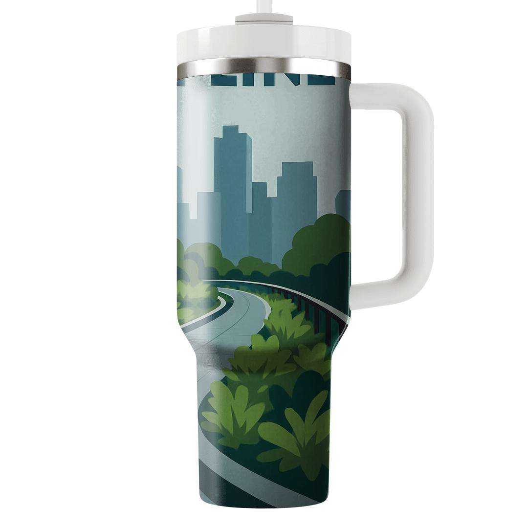 The High Line New York City United States personalized tumblers