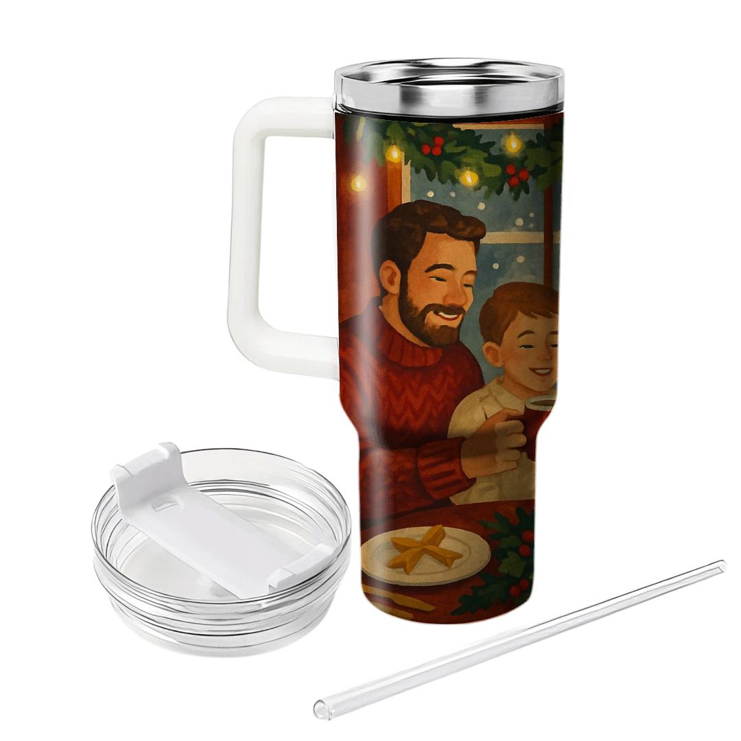 Snowglow Family Toast travel tumblers