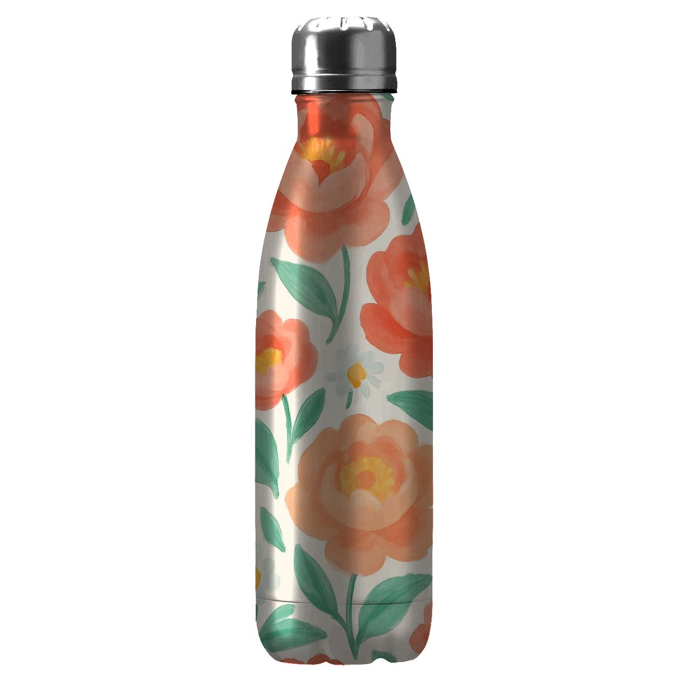 Citrus Peony Picnic Scatter water bottle cups