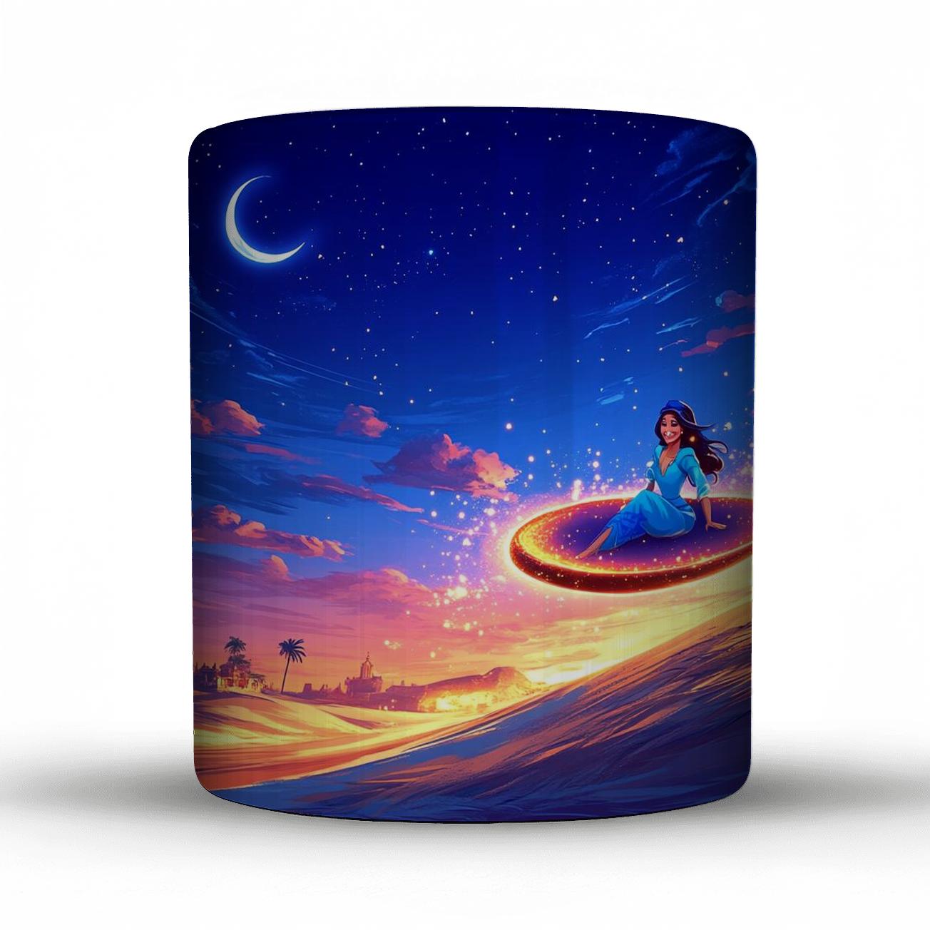 Princess Jasmine Stardust Carpet Ride Disney Inspired decorative mug sets