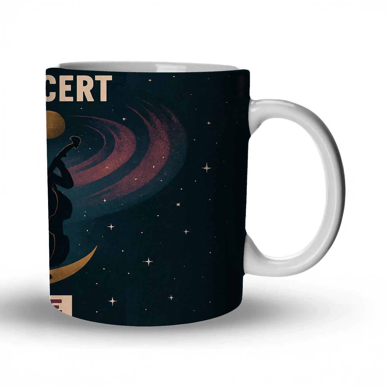Cosmic Jazz Poster Jam Session decorative mug sets