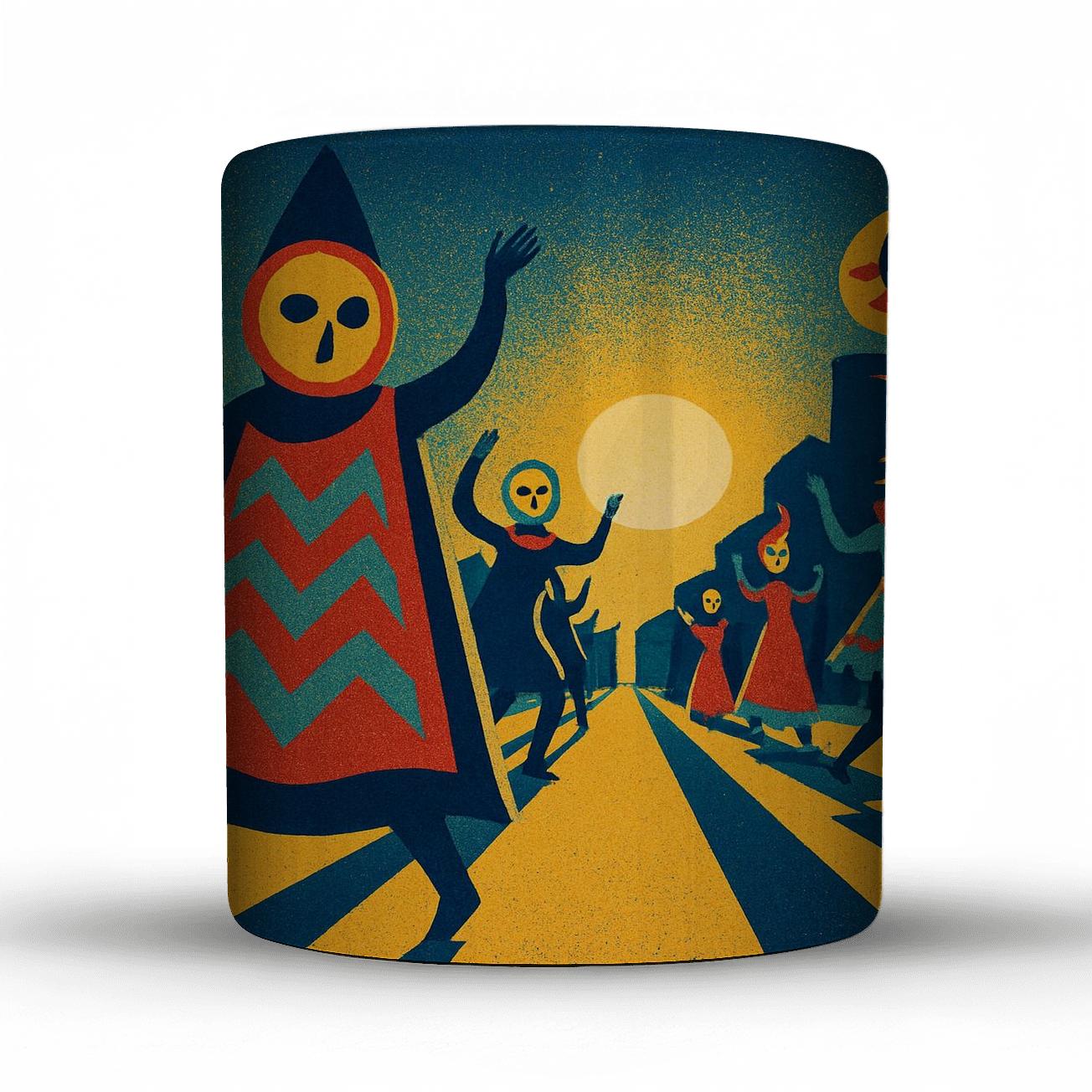 Midnight Sun Mask Parade novelty coffee mugs