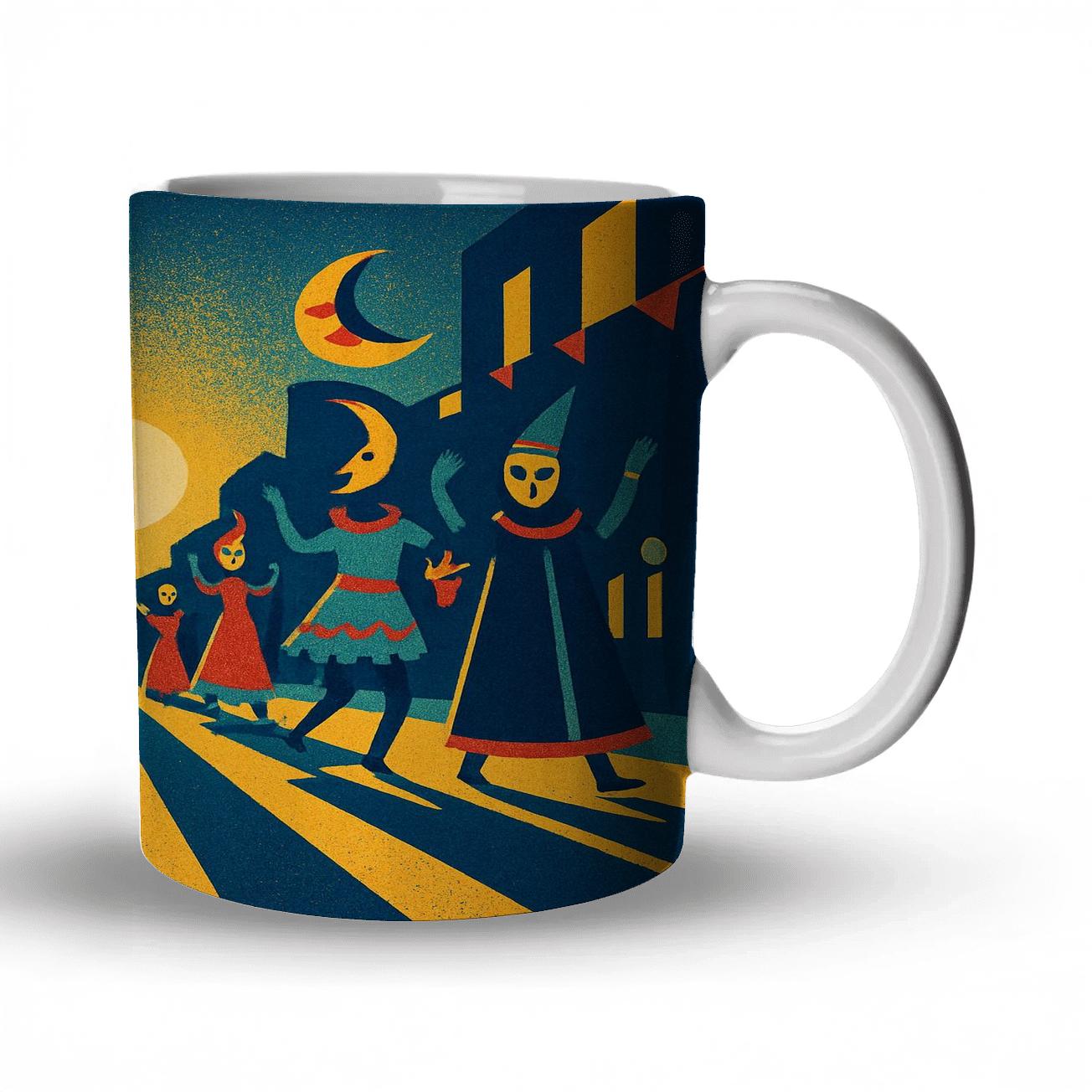 Midnight Sun Mask Parade novelty coffee mugs