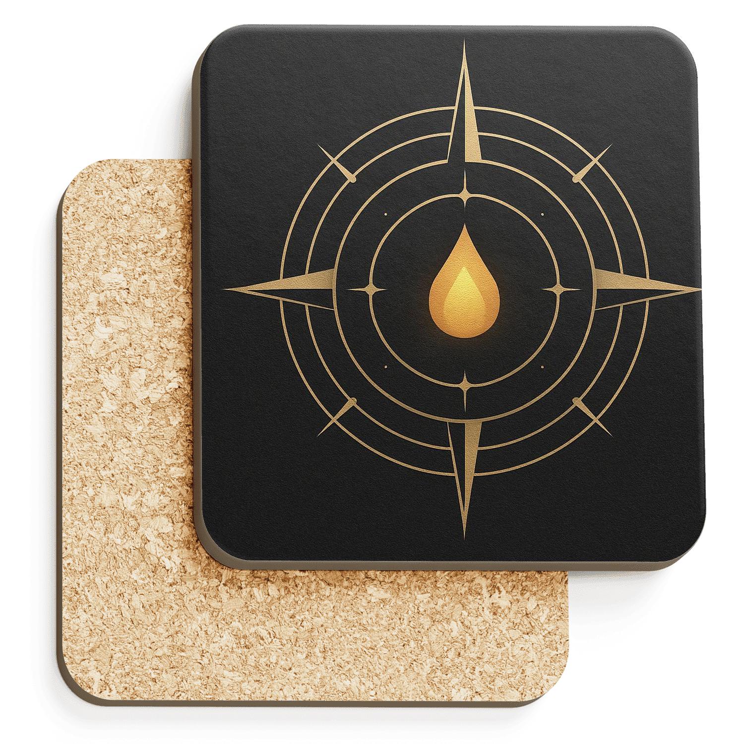 Pilgrims Compass Of Inner Light stone coaster collections