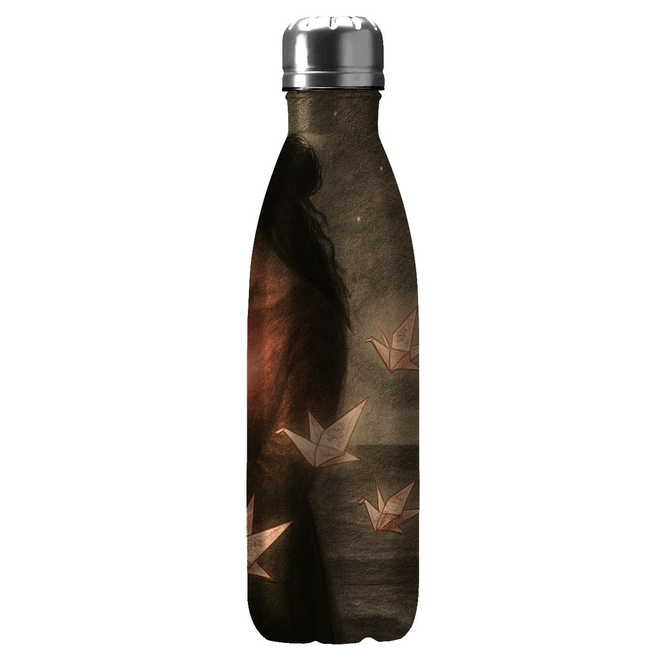 The Lighthouse Within Her Heart insulated water bottles