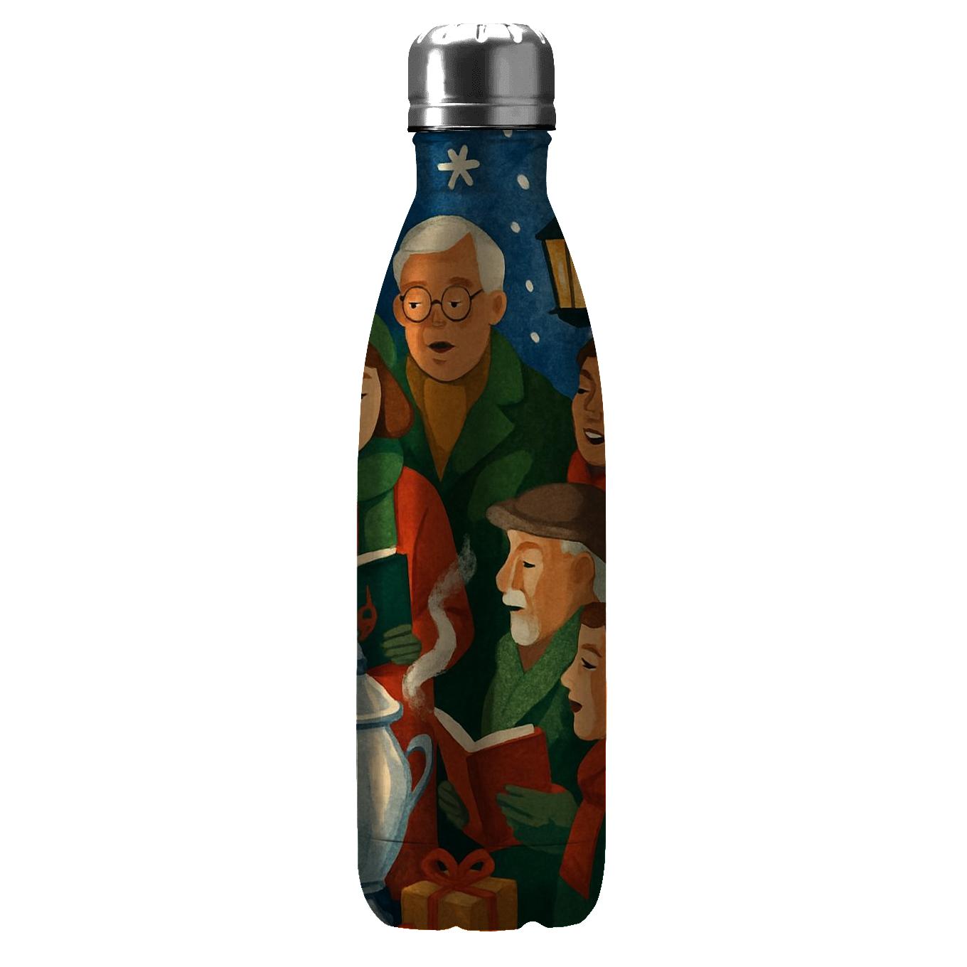 Midnight Cocoa Carol Circle travel water bottles