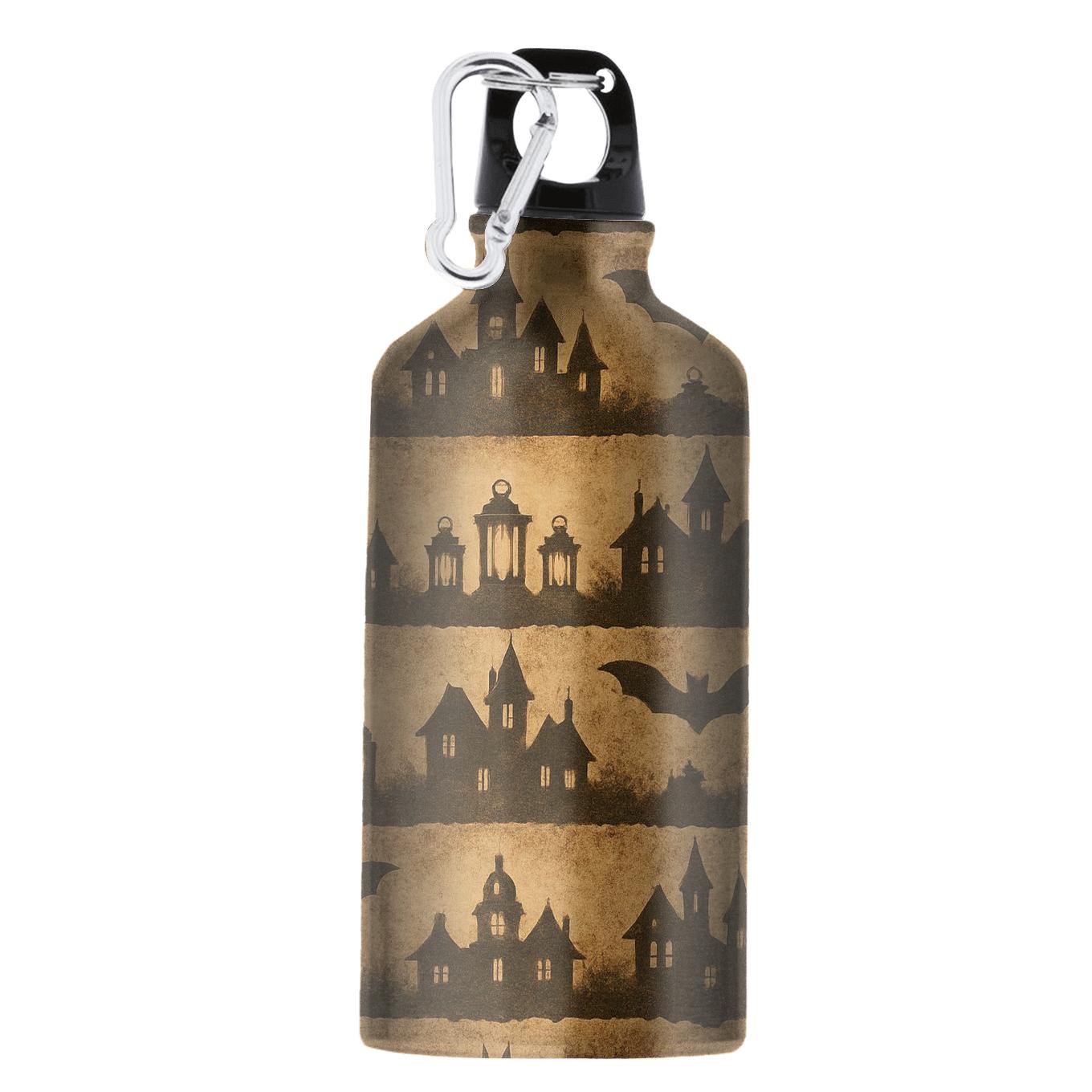 Sepia Haunted Horizon Lantern And Bat Bands sports bottles for gifts