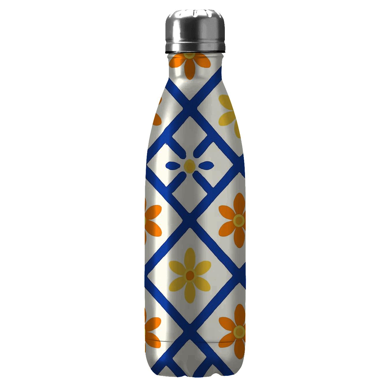 Cobalt Lattice Citrus Blossom Repeat insulated water bottles