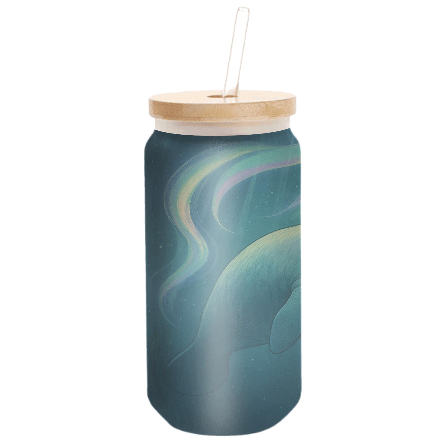 Aurora Manatee Drift custom engraved glassware