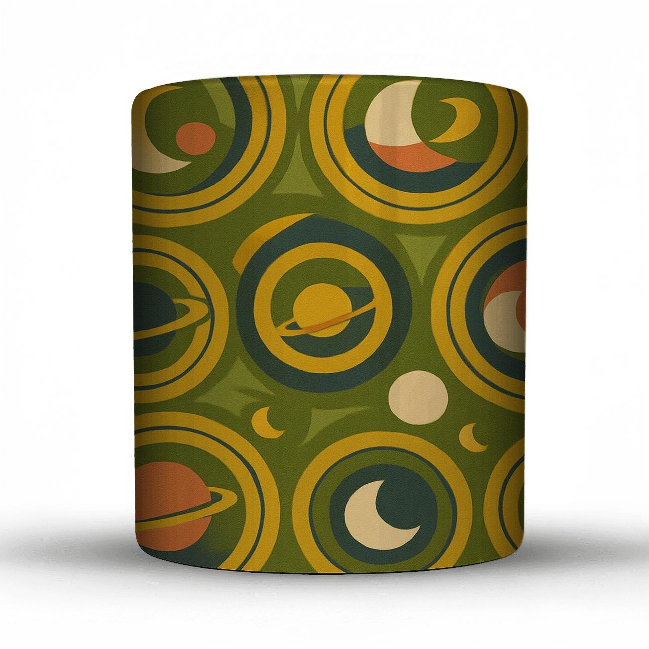 Groovy Orbit Tile Medallions gift mugs for occasions