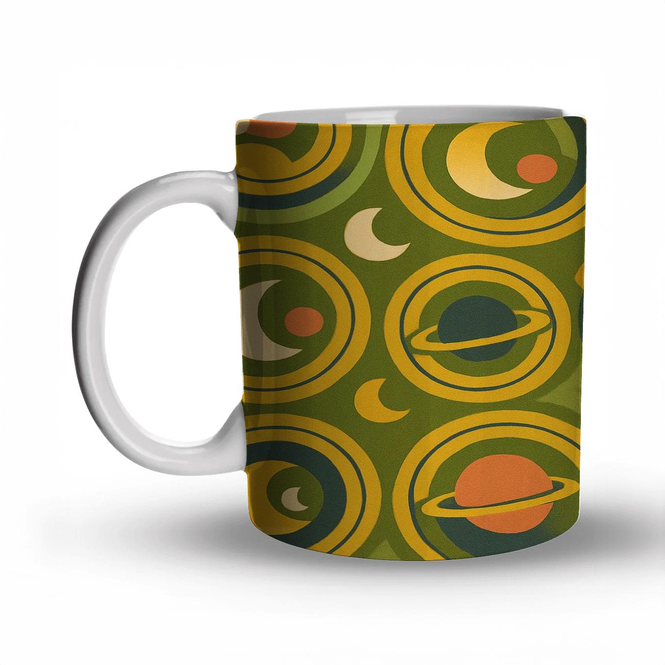 Groovy Orbit Tile Medallions gift mugs for occasions