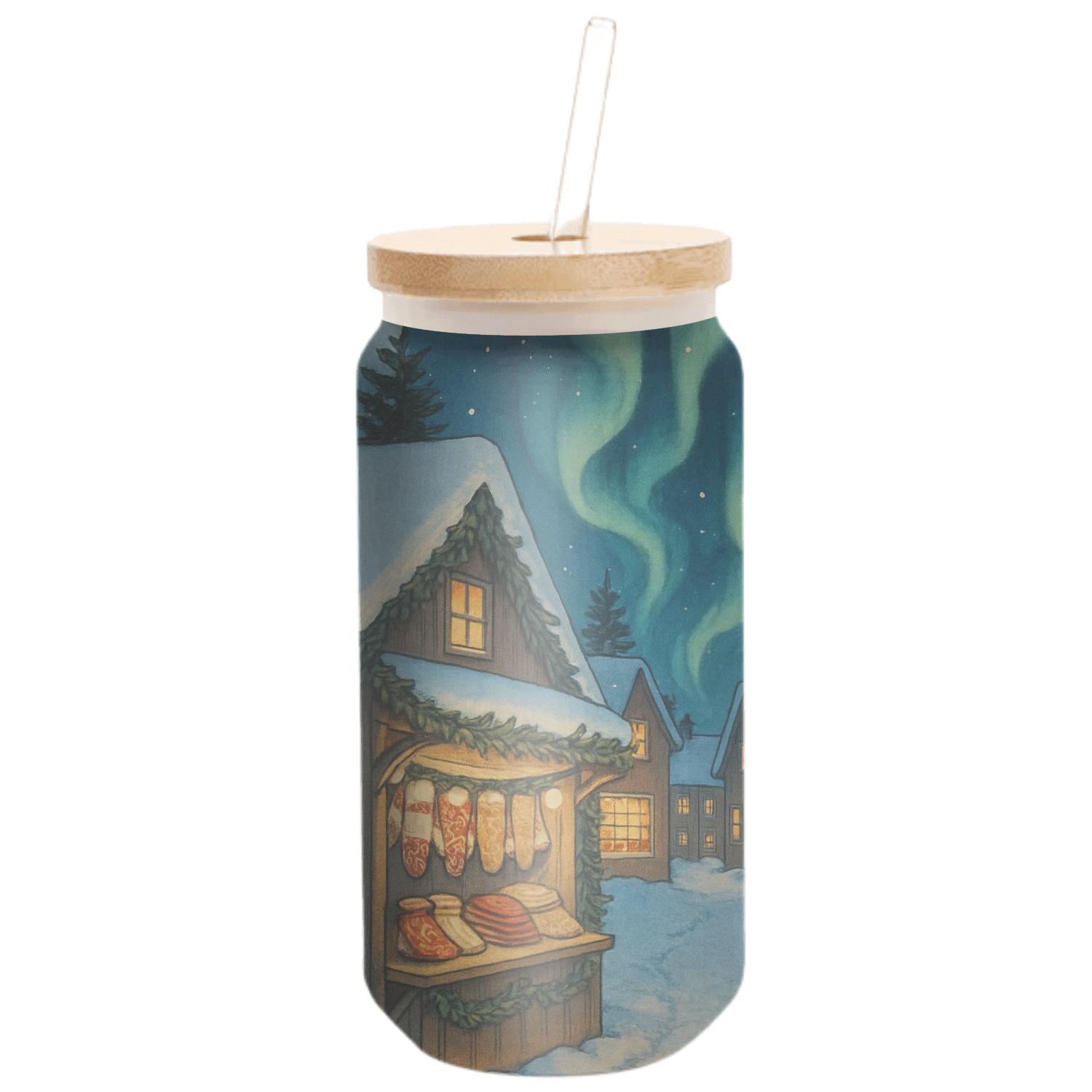 Midwinter Aurora Knit Market glassware drinkware