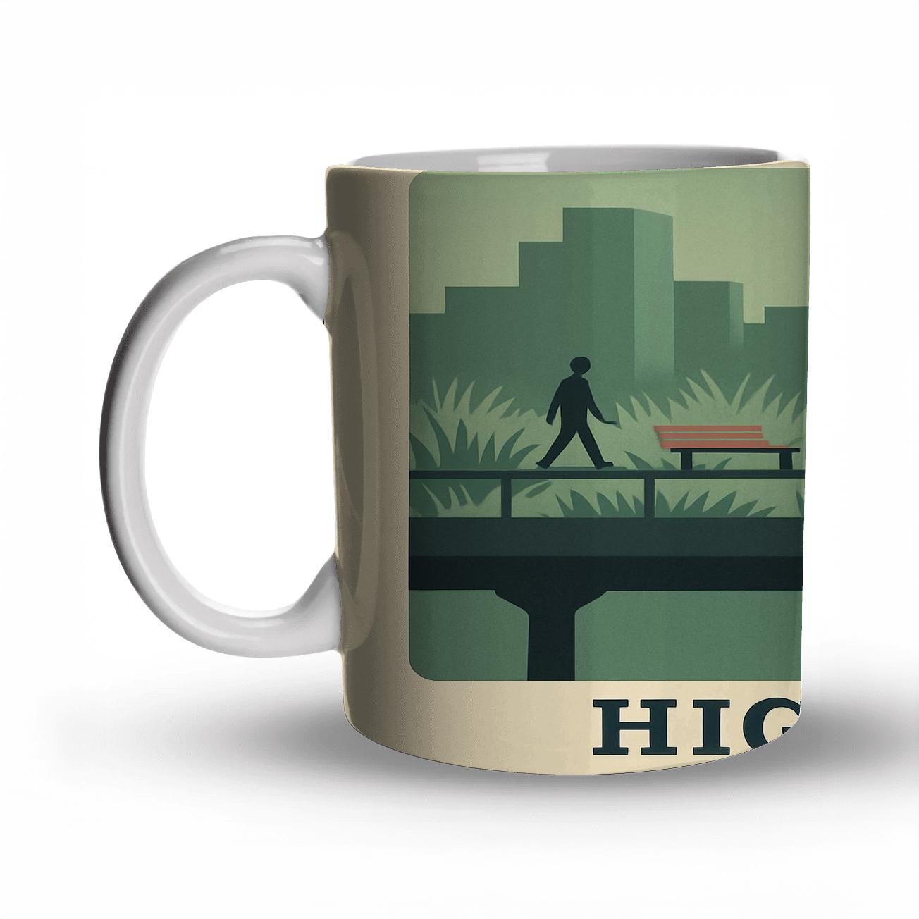 The High Line New York City United States travel mugs with handles
